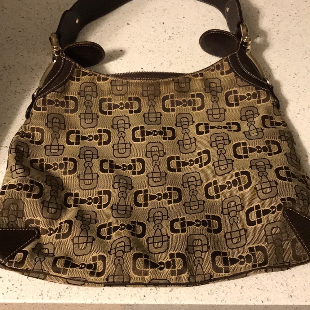 Gucci canvas hobo